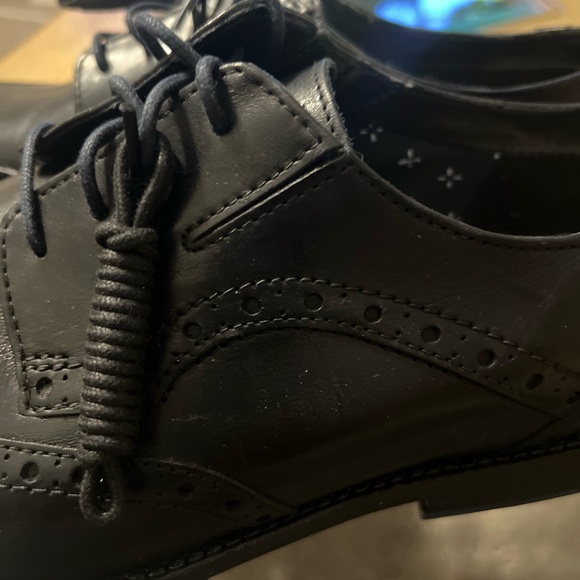 NWOB Clarks Wingtip Full Brogue Black Leather Oxford Men Shoes 11.5M - Picture 7 of 15